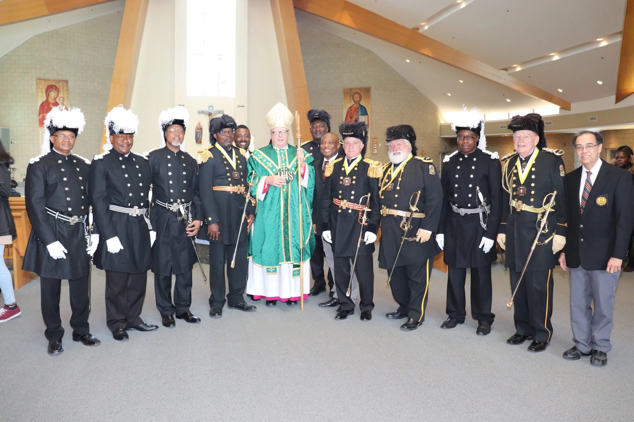KSJI Commandery 710 — episcopal visit
