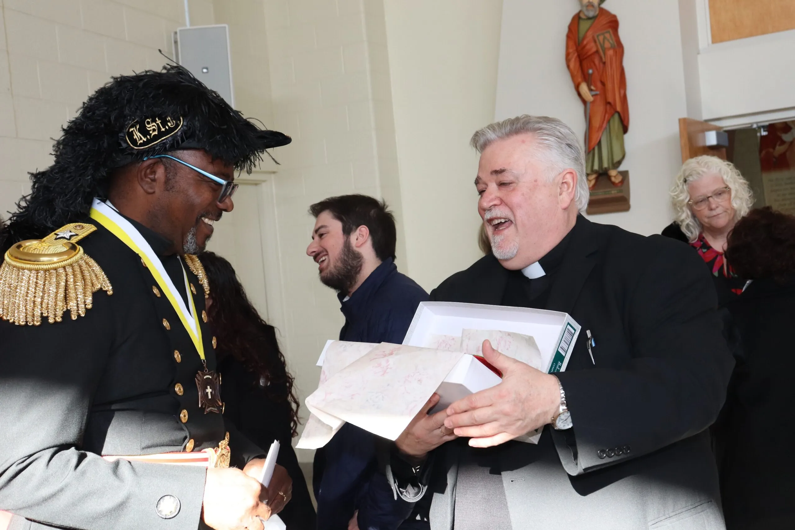 KSJI Commandery 710 — Commandery officers and guests